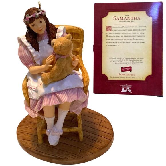 2003 Hallmark Samantha An American Girl Ornament Christmas - Picture 1 of 10